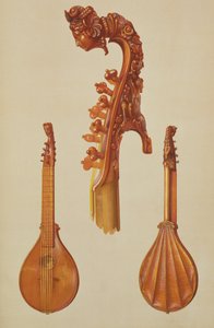 Antonio Stradivarius (kb. 1644-1737) által készített citrom 1700-ban, a „Hangszerek”-ből (színes litó)