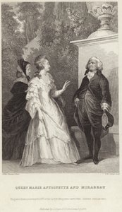 Marie Antoinette királynő és Honore Gabriel Riqueti