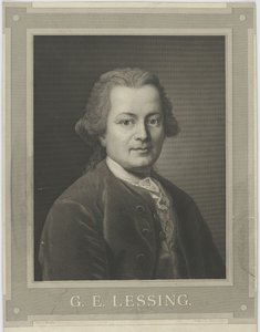 Gotthold Ephraim Lessing portréja 1729-1781, c. 1840.