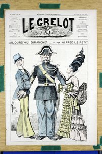 A „Le Grelot” borítója, 167. szám, Színes szatirikus