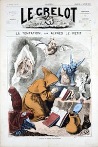 A „Le Grelot” címlapja, 40. szám, Satirique en Couleurs alkotó: Alfred Le Petit