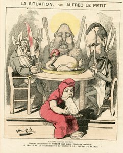 A „Le Grelot” címlapja, 47. szám, Satirique en Couleurs alkotó: Alfred Le Petit