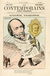 A „Les Contemporains” borítója, 10. szám alkotó: Alfred Le Petit