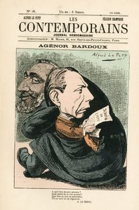 A „Les Contemporains” borítója, 18. szám alkotó: Alfred Le Petit