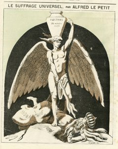 Alfred Le Petity (1841-1909) illusztrációja a Le Grelot borítójára alkotó: Alfred Le Petit