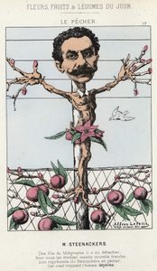 Le Pêcher: Rajzfilm a Steenackersről – ill. 1871. 01. 30-tól a „Nap virágai, gyümölcsei és zöldségei” c. alkotó: Alfred Le Petit