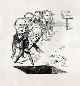 Reformes en France. Reformok Franciaországban. alkotó: Alfred Le Petit