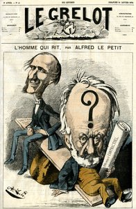 Victor Hugo és A férfi, aki nevet. Karikatúra
