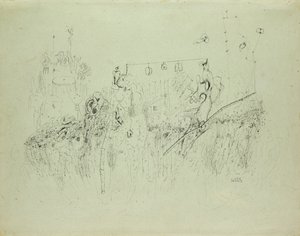 Cím nélkül, 1941-42 körül (indiai tinta papíron)