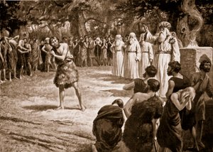 Az igazságszolgáltatást a druidák szolgáltatják, illusztráció a 
