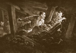 Sapper W. Hackett nem hajlandó elhagyni bajtársát, aki súlyosan megsérülve feküdt egy bányagalérián alkotó: Alfred Pearse