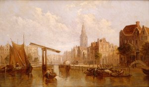 A Zuiderkerk tornya, Amszterdam alkotó: Alfred Pollentine