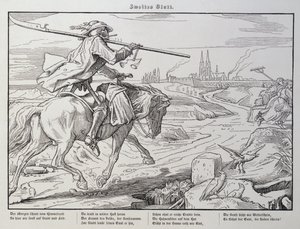 Death Rides to Town, 2. lemez az „Another Dance of Death”-ből, amelyet Georg Wigand adott ki Lipcsében, 1849
