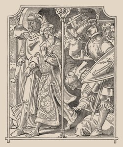 A nibelungok. Etzel és Kriemhild, 1840-1841.