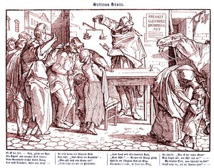 Totentanz 1848: A halál bebizonyítja, hogy minden ember egyenlő alkotó: Alfred Rethel