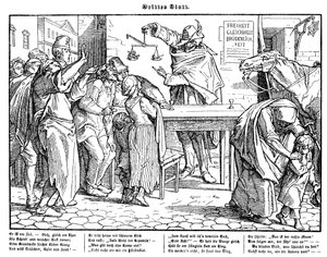 Totentanz 1848: A halál bebizonyítja, hogy minden ember egyenlő alkotó: Alfred Rethel