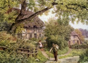 Mellékút Houghtonban, Sussexben alkotó: Alfred Robert Quinton