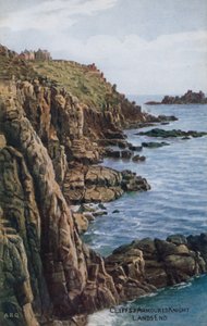 Cliffs and Armoured Knight, Lands End alkotó: Alfred Robert Quinton