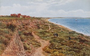 Sziklák, kelet felé nézve, Barton-on-Sea alkotó: Alfred Robert Quinton