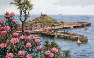Lantern Hill és Pier, Ilfracombe, (Rhododendron idő) alkotó: Alfred Robert Quinton