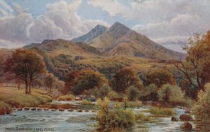Moel Siabod Capel Curig közelében, Snowdonia alkotó: Alfred Robert Quinton