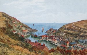 Polperro, a hegyről alkotó: Alfred Robert Quinton