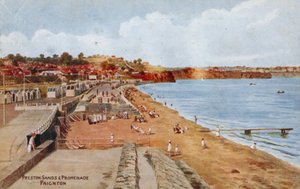 Preston Sands és sétány, Paignton alkotó: Alfred Robert Quinton