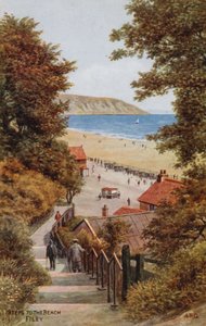 Lépések a tengerpartra, Filey alkotó: Alfred Robert Quinton