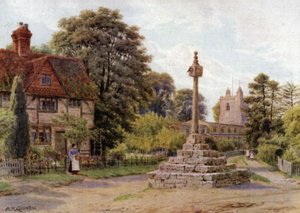 The Cross, East Hagbourne, Berkshire alkotó: Alfred Robert Quinton