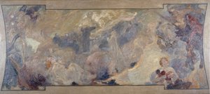 Vázlat a Petit Palais, galerie sud számára: La musique fantastique, 1906 és 1917 között (vászon, olaj) alkotó: Alfred Roll