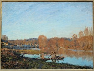 Ősz az Oise partján 1873-ban Alfred Sisley (1839-1899) festménye 1873 Montreal, Szépművészeti Múzeum alkotó: Alfred Sisley