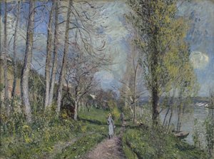 A Szajna partja, 1880-81 körül alkotó: Alfred Sisley
