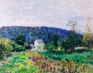 Párizst körülvevő dombok, 1879 alkotó: Alfred Sisley