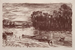 A Loing partján alkotó: Alfred Sisley