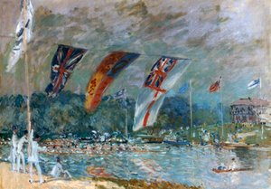 Regatta Moleseyben, 1874 alkotó: Alfred Sisley