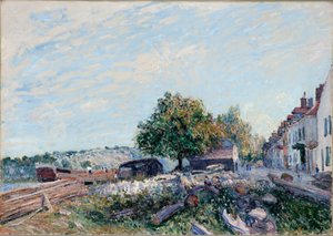 Saint-Mammès. Reggel, 1884 alkotó: Alfred Sisley