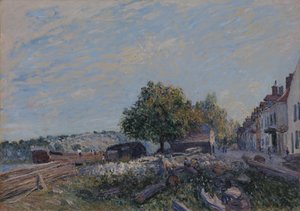 Saint-Mammès reggel alkotó: Alfred Sisley