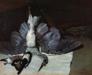 Csendélet: Gém széttárt szárnyakkal