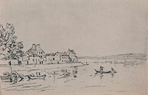 The Banks of Loing, 1880-as évek, 1946 alkotó: Alfred Sisley