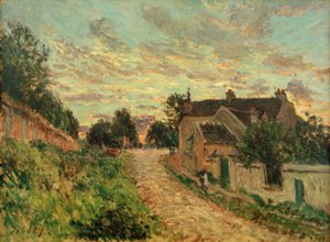 Egy ösvény Louvecienne-ben alkotó: Alfred Sisley