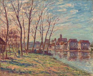 Moret látképe, 1889 alkotó: Alfred Sisley