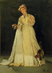A.Stevens, Ophelia od. Az aprított csokor alkotó: Alfred Emile Stevens