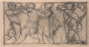 Kerubok csoportja (frízre tervezve?) alkotó: Alfred Emile Stevens