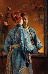 A japán Parisienne, kb. 1871-1874. alkotó: Alfred Emile Stevens