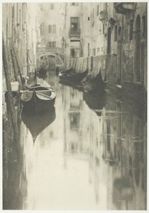 Egy velencei csatorna alkotó: Alfred Stieglitz