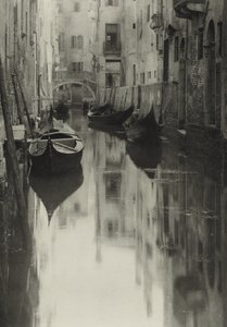 Egy velencei csatorna alkotó: Alfred Stieglitz
