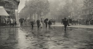 Esős nap a sugárúton – Párizs alkotó: Alfred Stieglitz