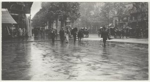 Egy nedves nap a Boulevardon, Párizs alkotó: Alfred Stieglitz