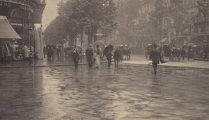 Esős nap a párizsi sugárúton alkotó: Alfred Stieglitz