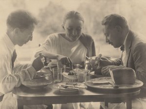 Charles Duncan, Georgia O’Keeffe és Paul Rosenfeld alkotó: Alfred Stieglitz